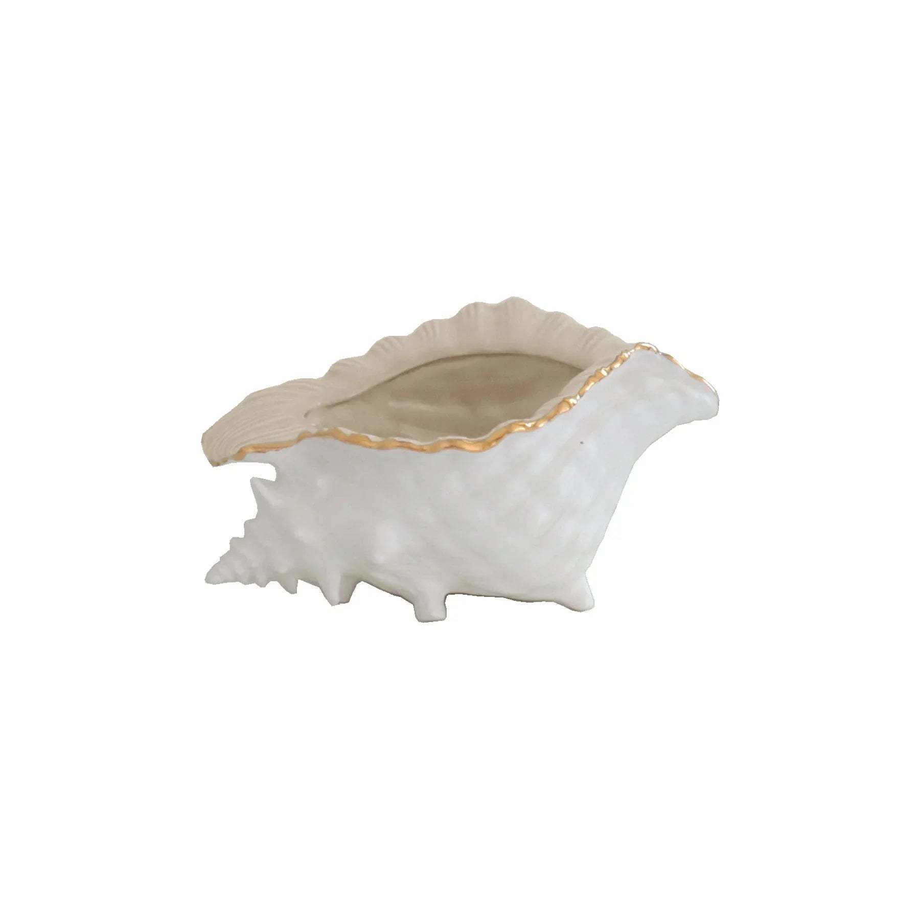 Conch Bowl with 22K Gold Accent - The Mayfair Hall
