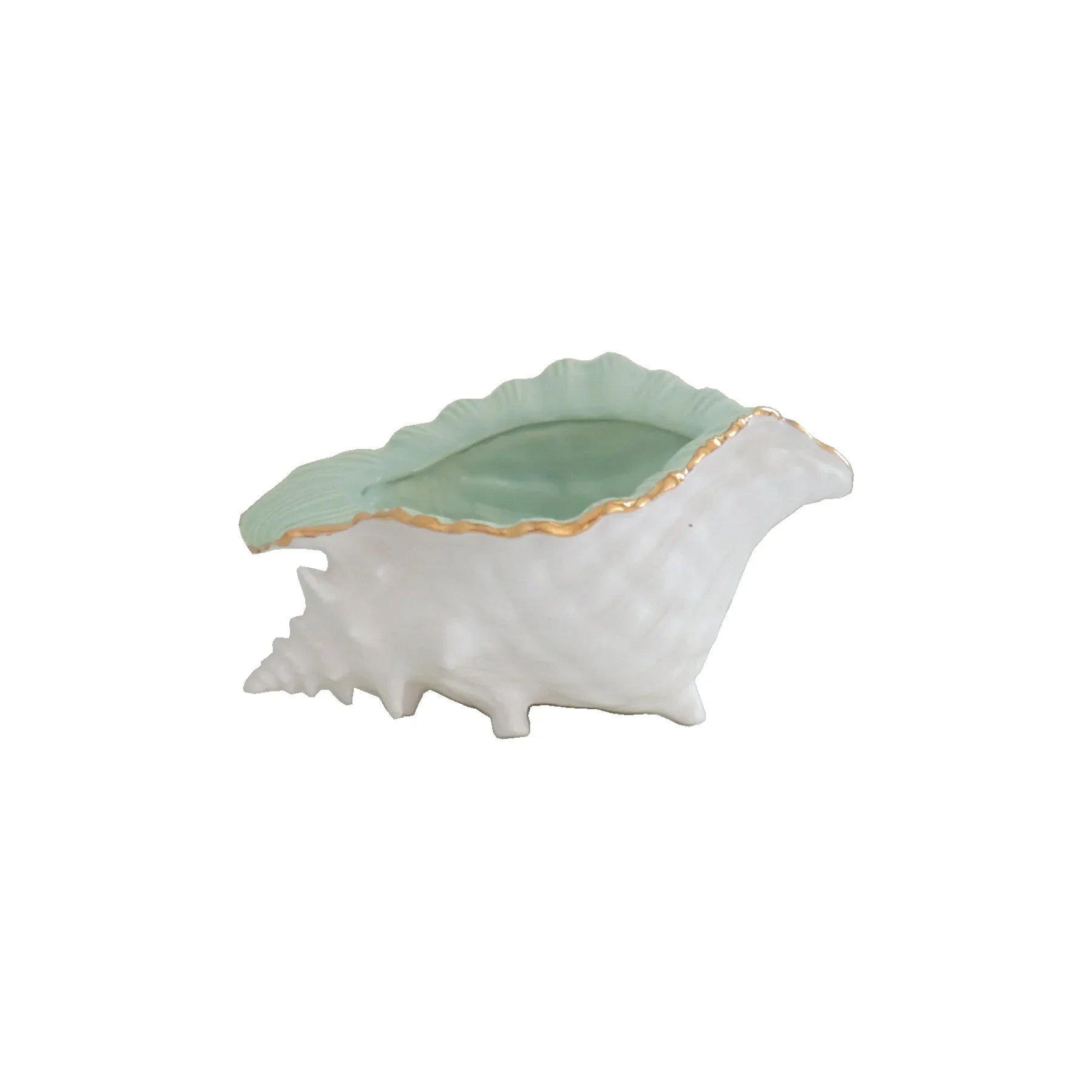 Conch Bowl with 22K Gold Accent - The Mayfair Hall
