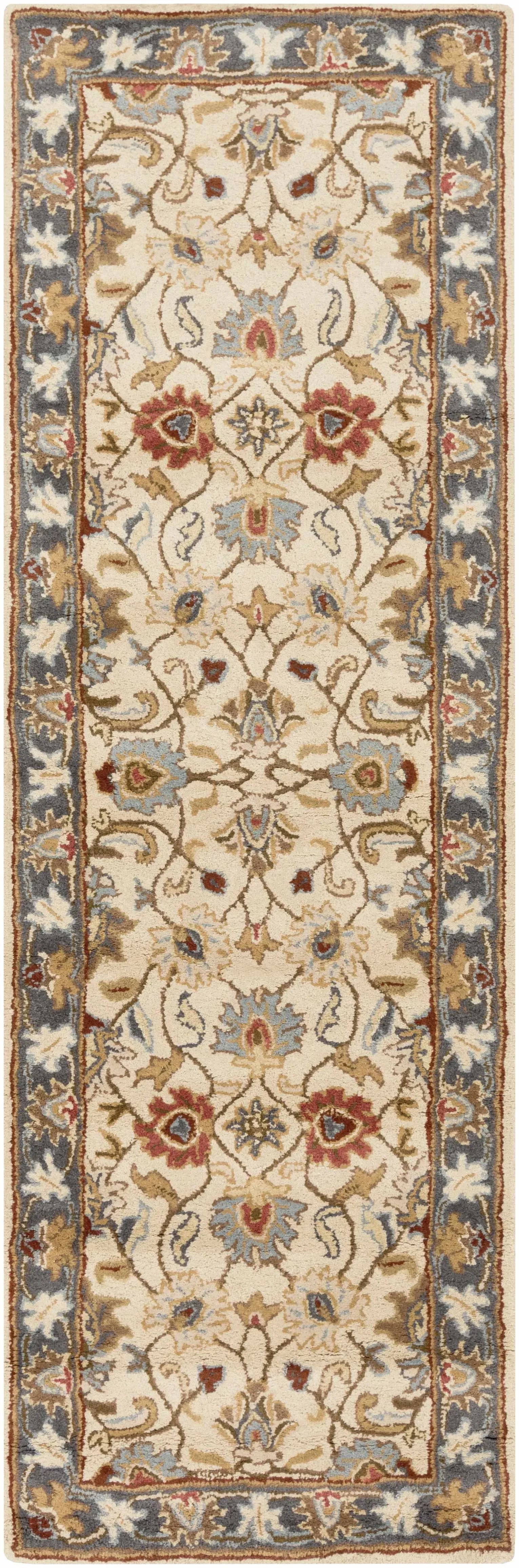 Cherryfield Wool Rug in Yellow and Sage