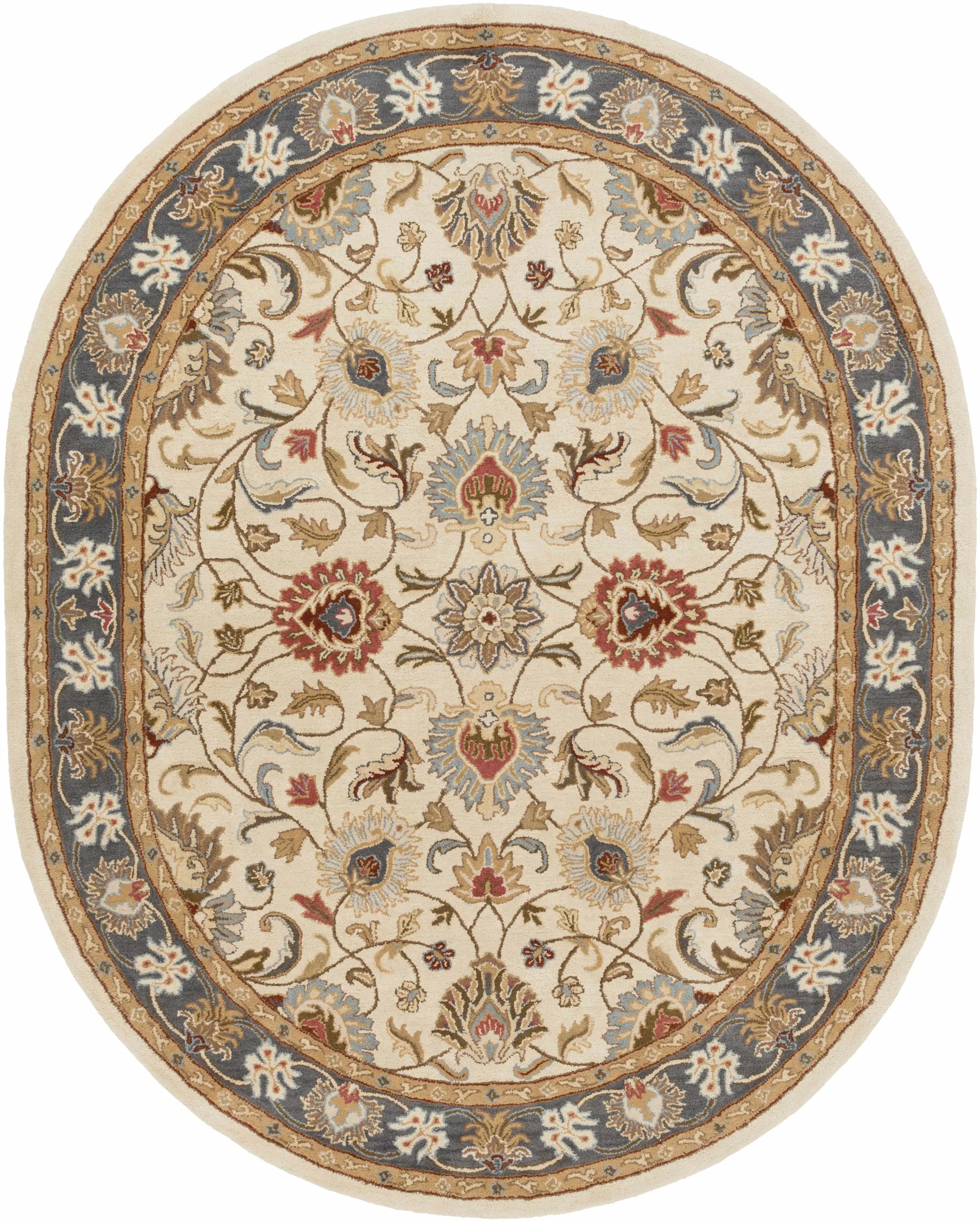 Cherryfield Wool Rug in Yellow and Sage
