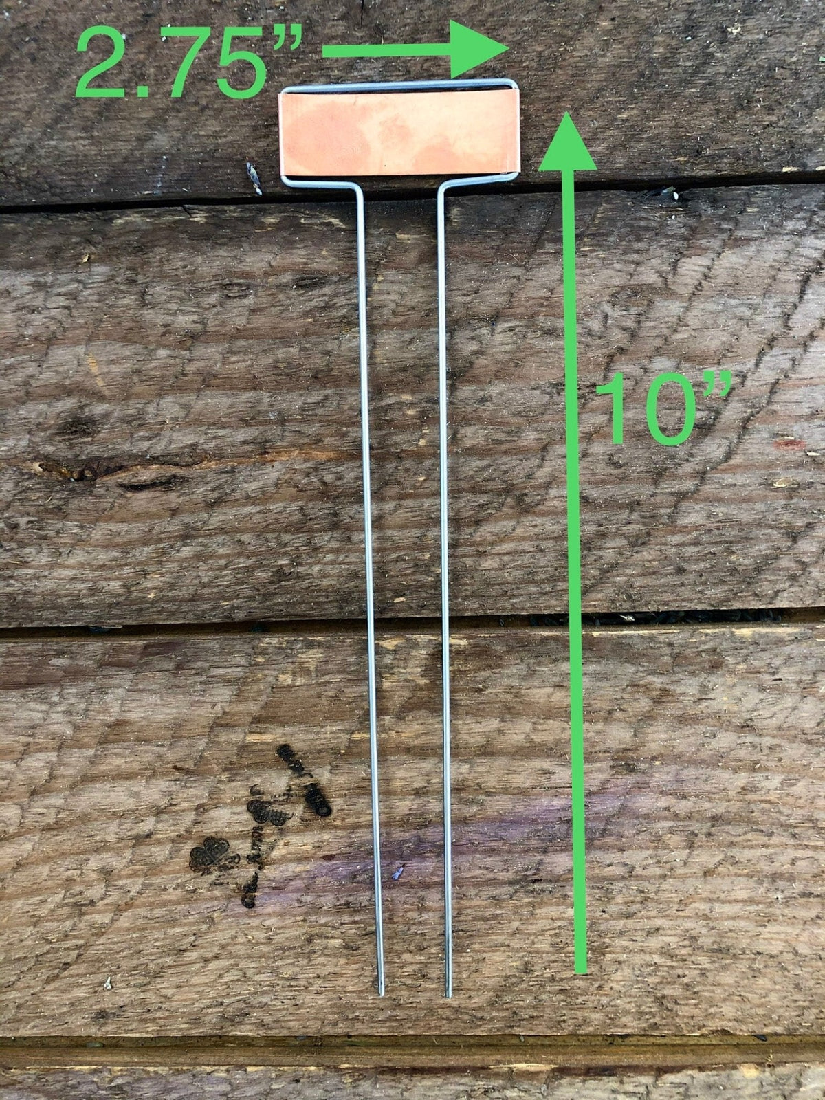 Copper Garden Row Markers — Set of 30, 10″