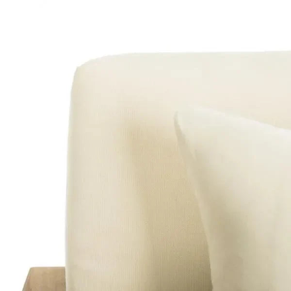 Montford Teak Wood Armchair in Natural - The Mayfair Hall