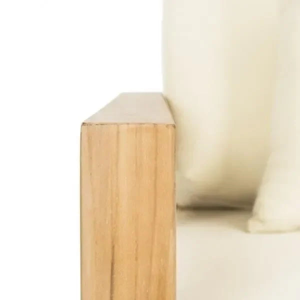 Montford Teak Wood Armchair in Natural - The Mayfair Hall