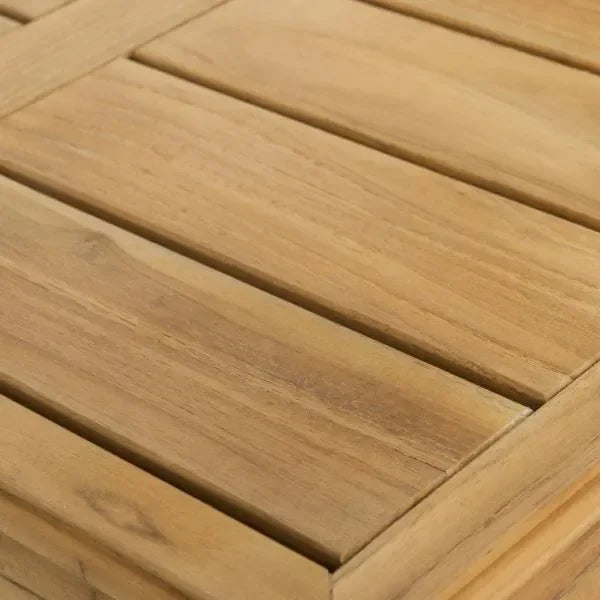 Montford Teak Wood Coffee Table in Natural - The Mayfair Hall