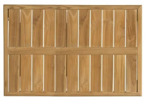 Montford Teak Wood Coffee Table in Natural - The Mayfair Hall