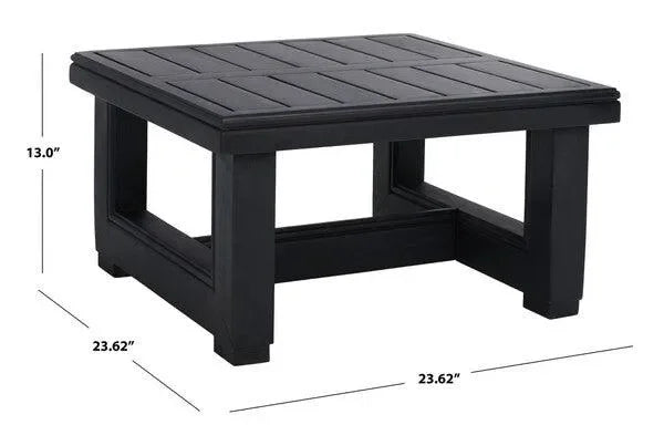 Montford Metal End Table in Black - The Mayfair Hall