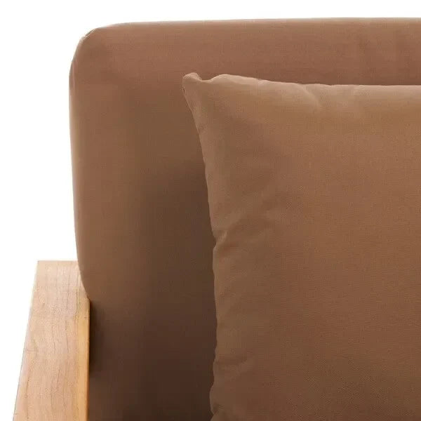 Montford Teak Wood 3-Seater Bench in Brown - The Mayfair Hall