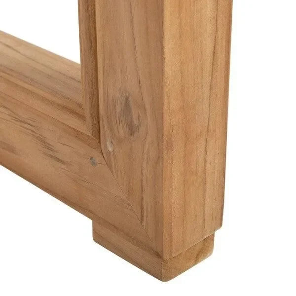 Montford Teak Wood Dining Table in Natural - The Mayfair Hall