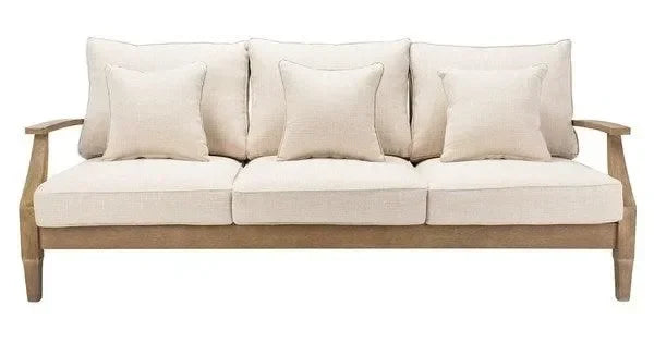 Safavieh Martinique Natural Wood Patio Sofa