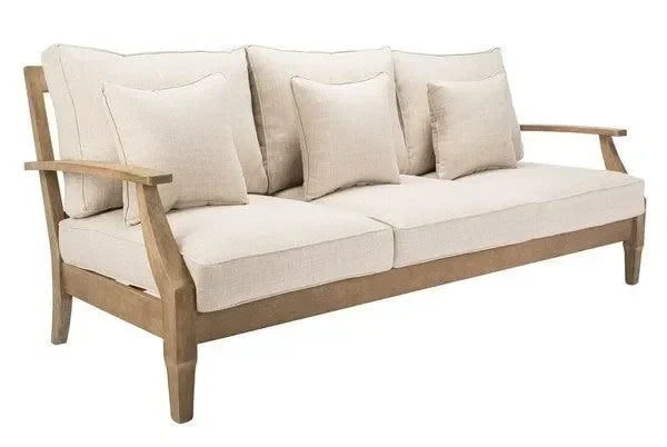 Safavieh Martinique Natural Wood Patio Sofa
