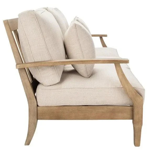 Safavieh Martinique Natural Wood Patio Sofa