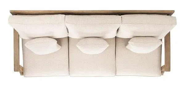 Safavieh Martinique Natural Wood Patio Sofa