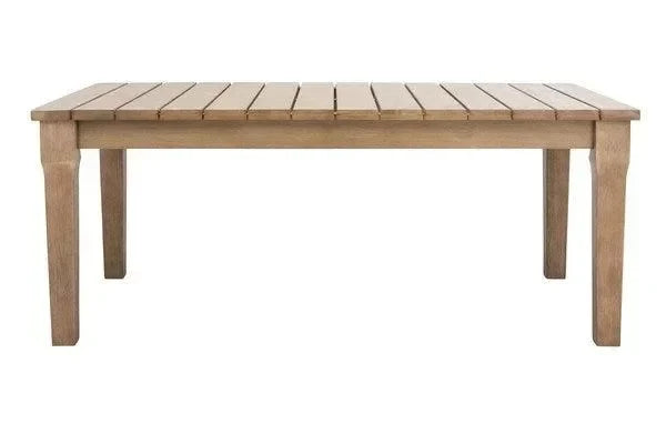 Safavieh Martinique Natural Wood Patio Coffee Table