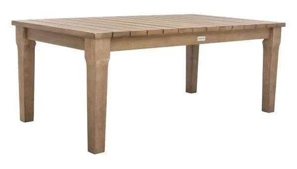 Safavieh Martinique Natural Wood Patio Coffee Table