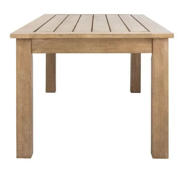 Santa Cruz Wooden Coffee Table in Natural - The Mayfair Hall