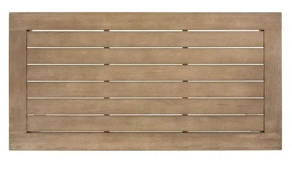 Santa Cruz Wooden Coffee Table in Natural - The Mayfair Hall