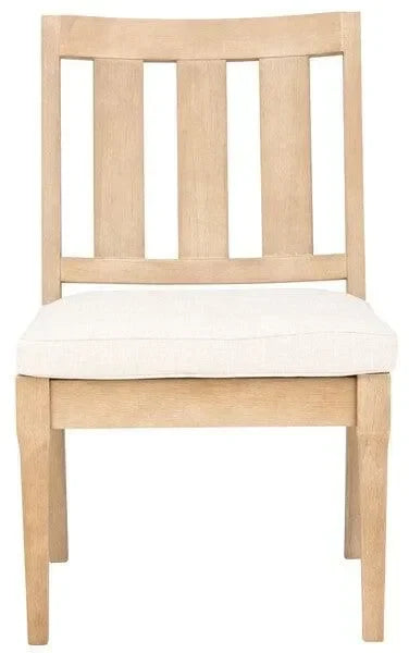 Dominica Wooden Dining Chair in Natural (Set of 2) - The Mayfair Hall