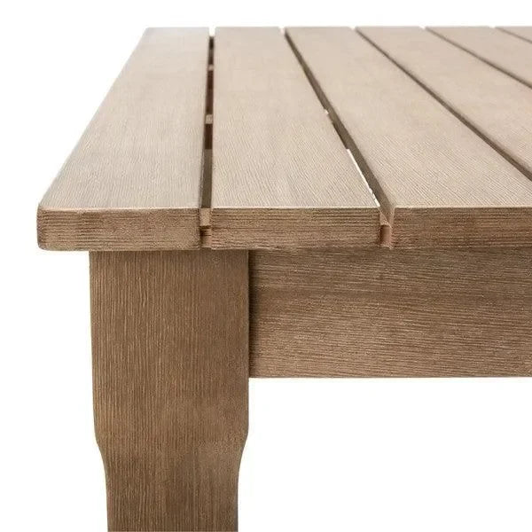 San Salvador Wood Bar Table in Natural - The Mayfair Hall