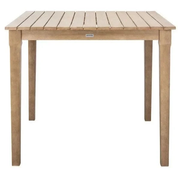San Salvador Wood Bar Table in Natural - The Mayfair Hall