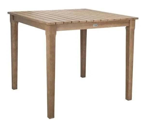 San Salvador Wood Bar Table in Natural - The Mayfair Hall