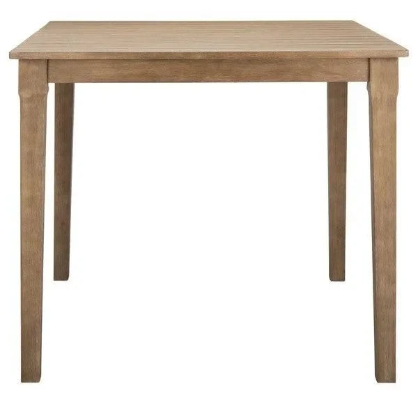 San Salvador Wood Bar Table in Natural - The Mayfair Hall