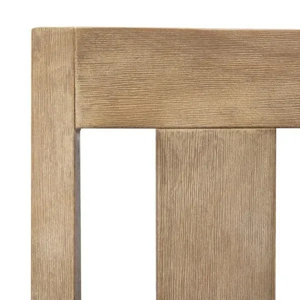 San Salvador Wood Counter Stool in Natural and White (Set of 2) - The Mayfair Hall