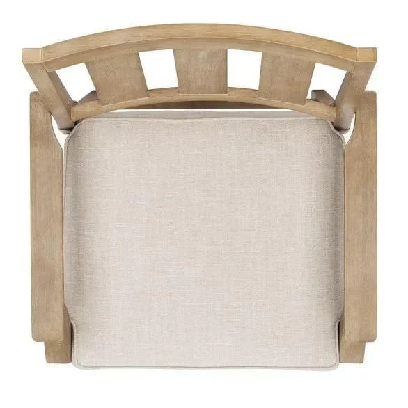 San Salvador Wood Counter Stool in Natural and White (Set of 2) - The Mayfair Hall