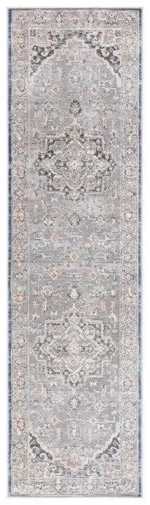 Cosmopolitan Polyester Rug in Cream and Blue - The Mayfair Hall