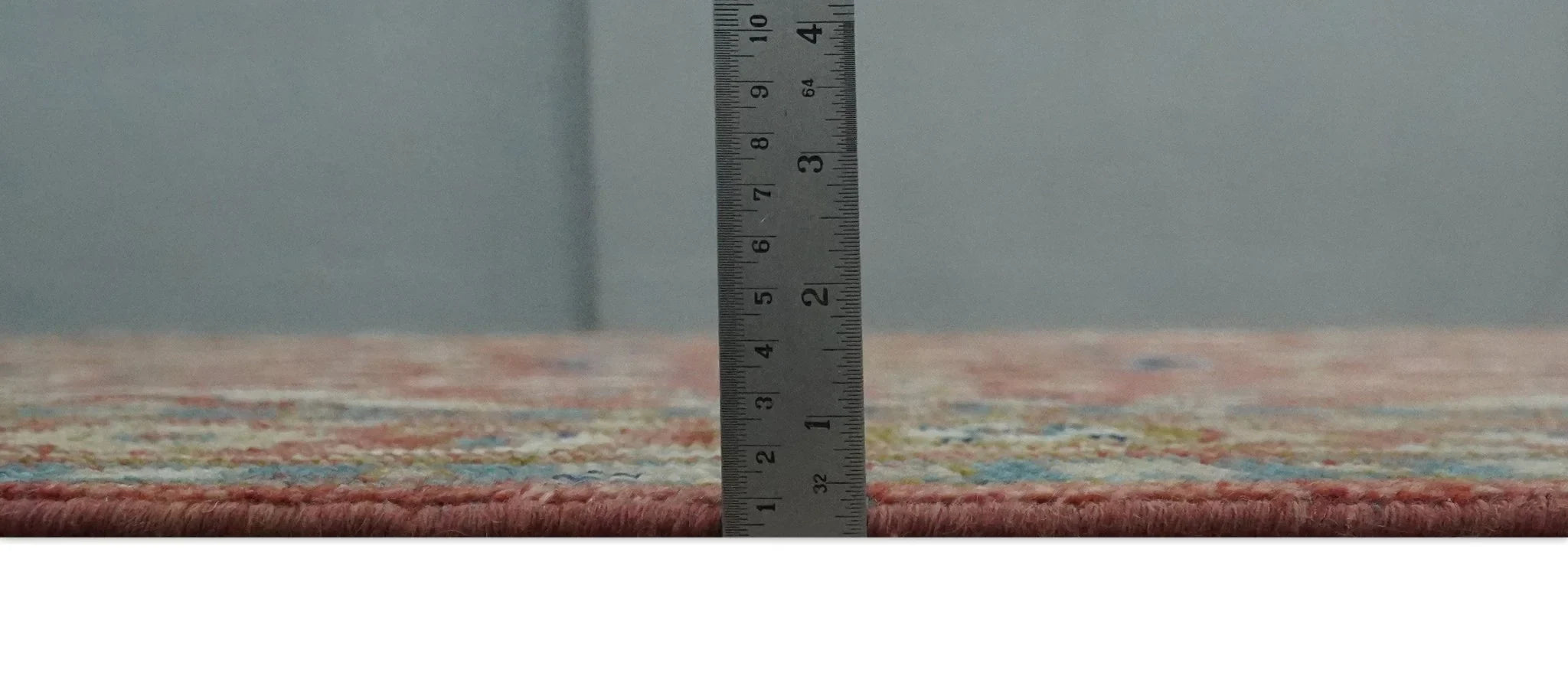 Custom Made Antique Floral Style Rust, Teal, Ivory and Olive Hand Knotted Oriental Oushak Wool Area Rug - The Rug Decor