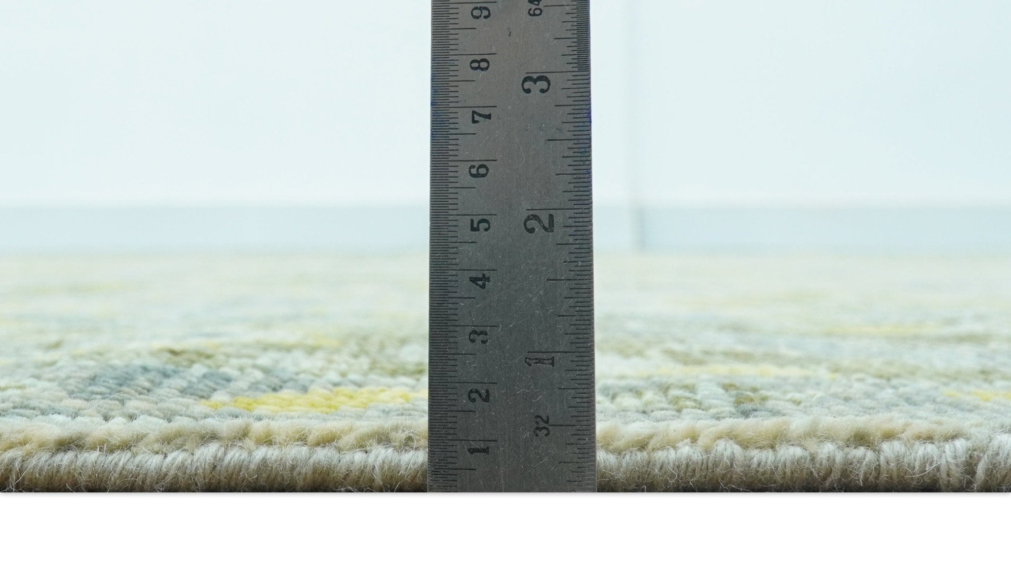 Custom Made Beige And Gray Traditional Hand Knotted wool area rug - The Rug Decor