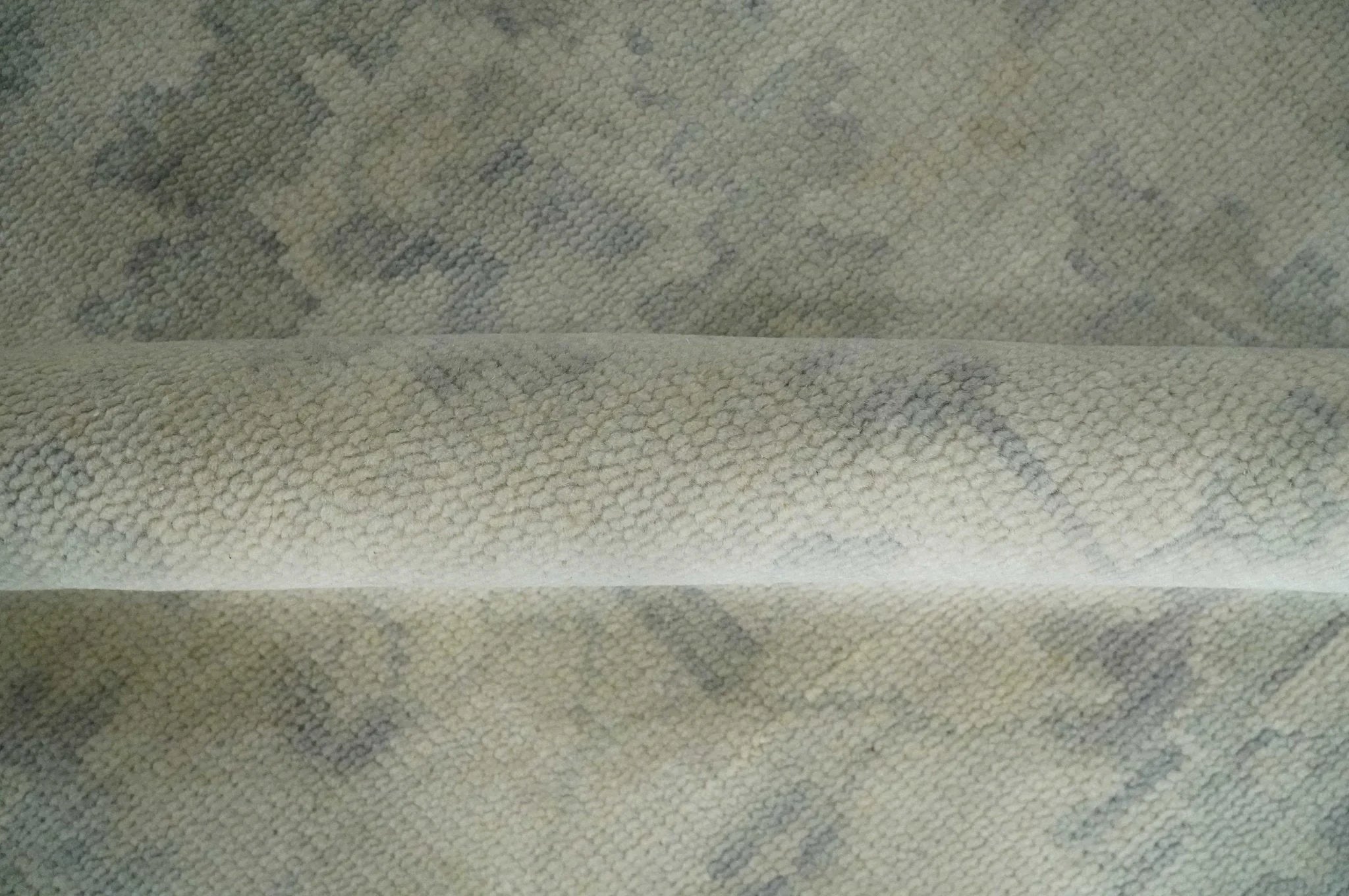 Custom Made Beige and Light Green Hand knotted Traditional Oushak Multi Size wool Area Rug - The Rug Decor