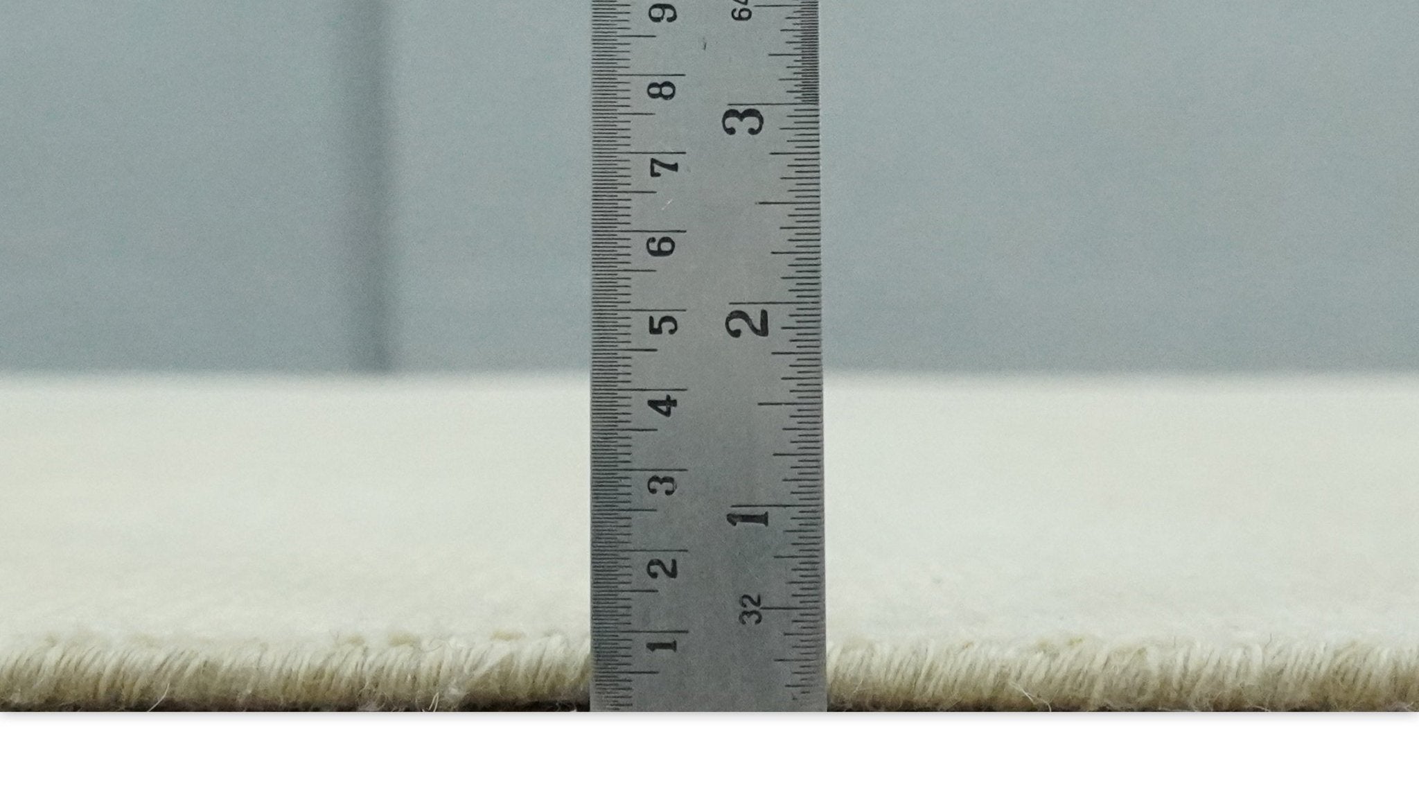 Custom Made Beige Modern Solid Hand knotted wool Area Rug - The Rug Decor