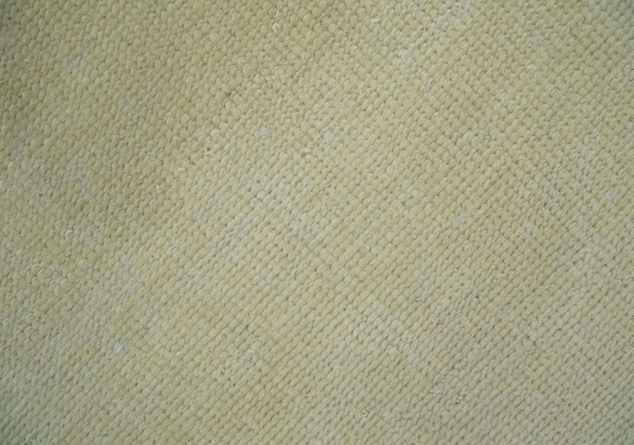 Custom Made Beige Modern Solid Hand knotted wool Area Rug - The Rug Decor