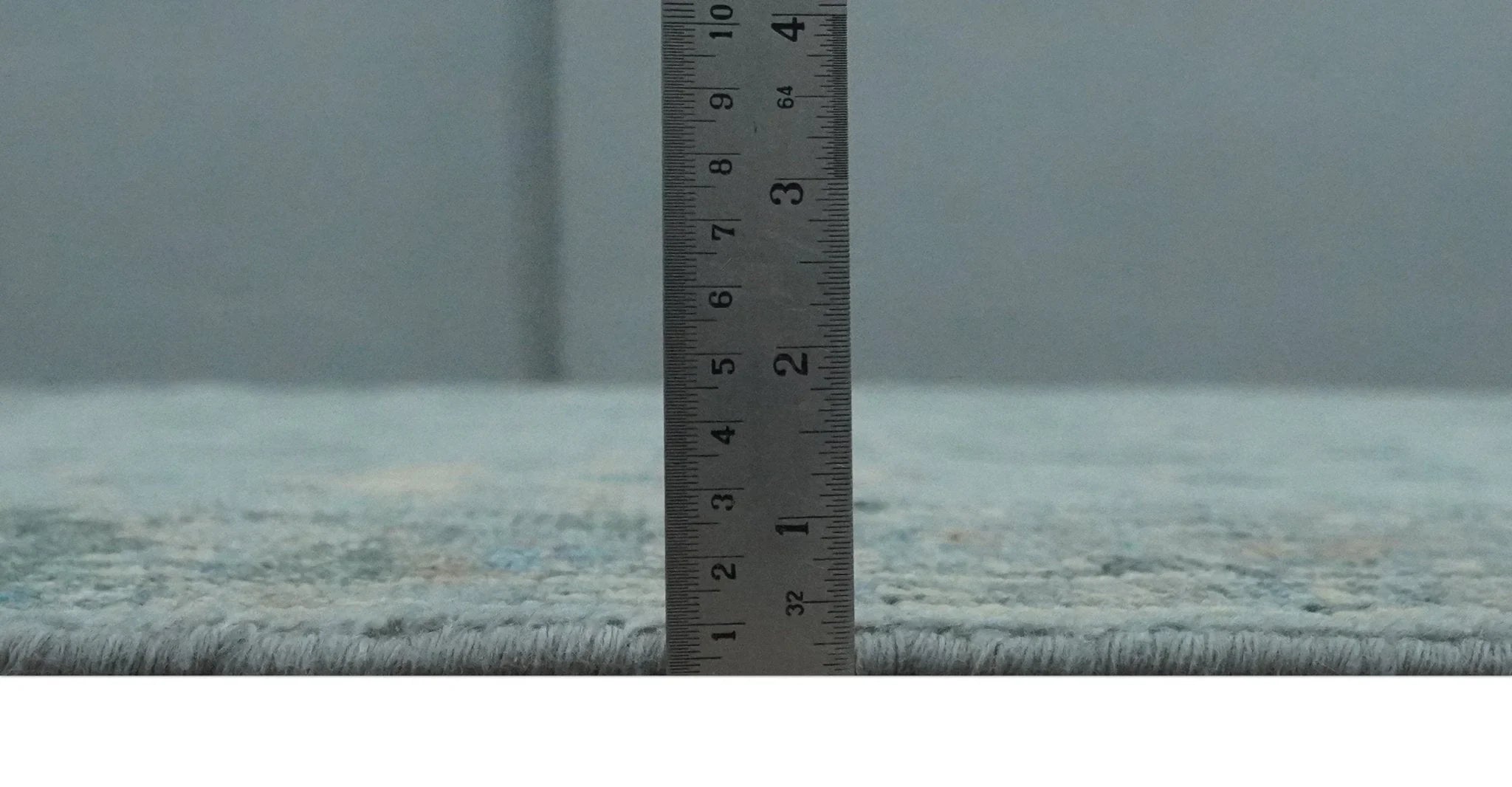 Custom Made Blue and Green Hand knotted traditional Oushak wool Area Rug - The Rug Decor