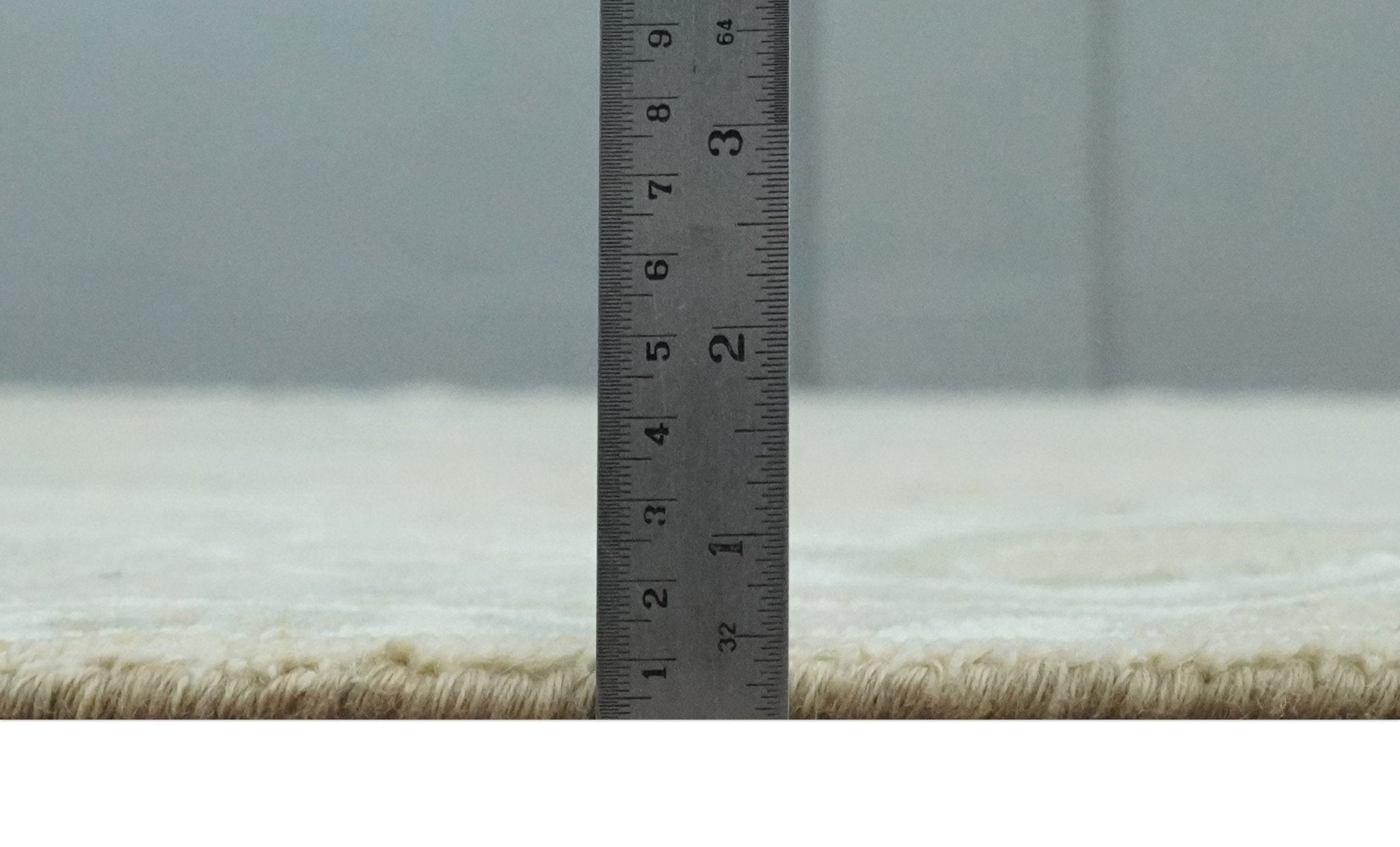 Custom Made Earthy Hand Knotted Beige and Ivory Traditional Multi Size Wool Area Rug - The Rug Decor