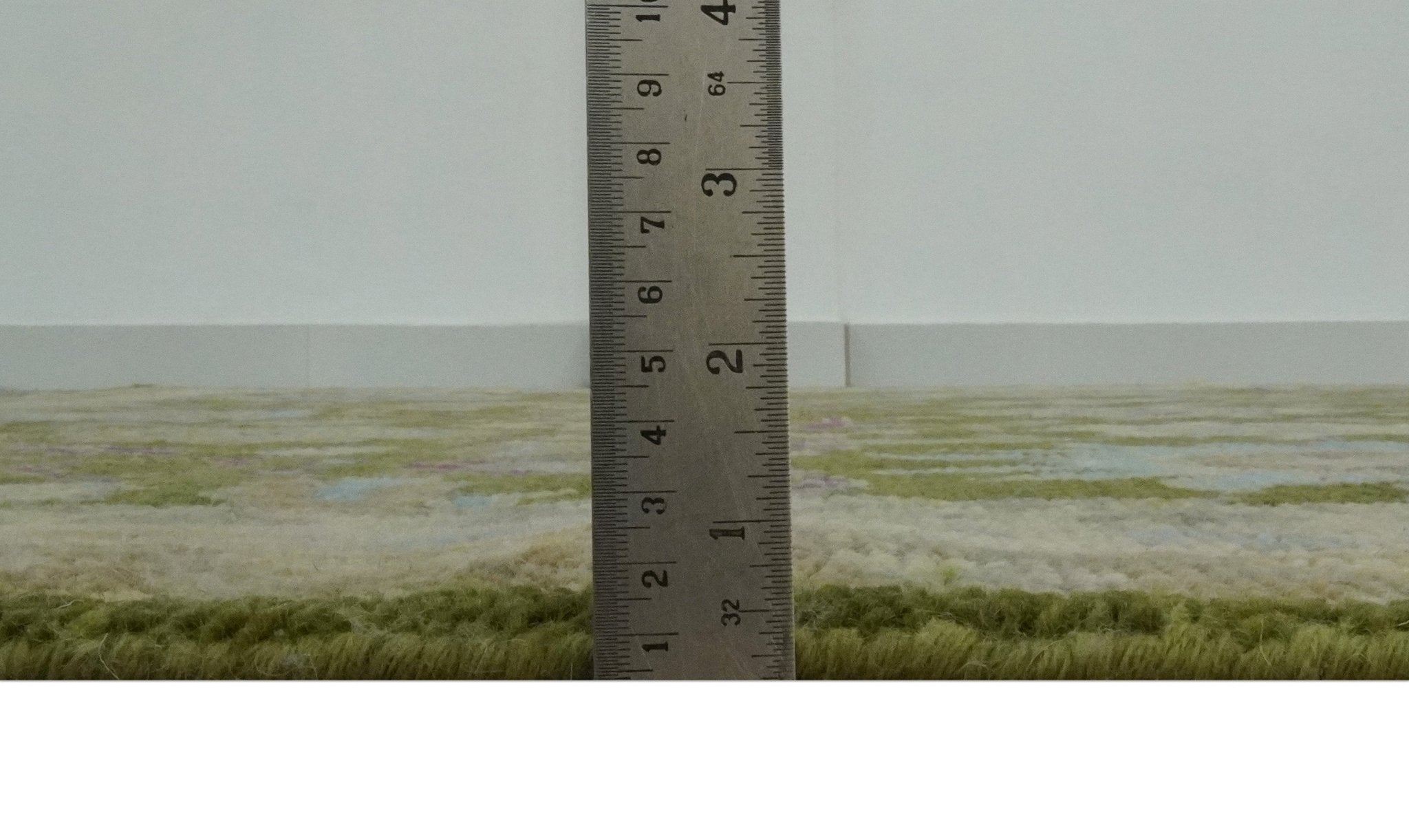 Custom Made Green, Beige and Purple Hand Knotted Traditional Oushak wool area rug - The Rug Decor