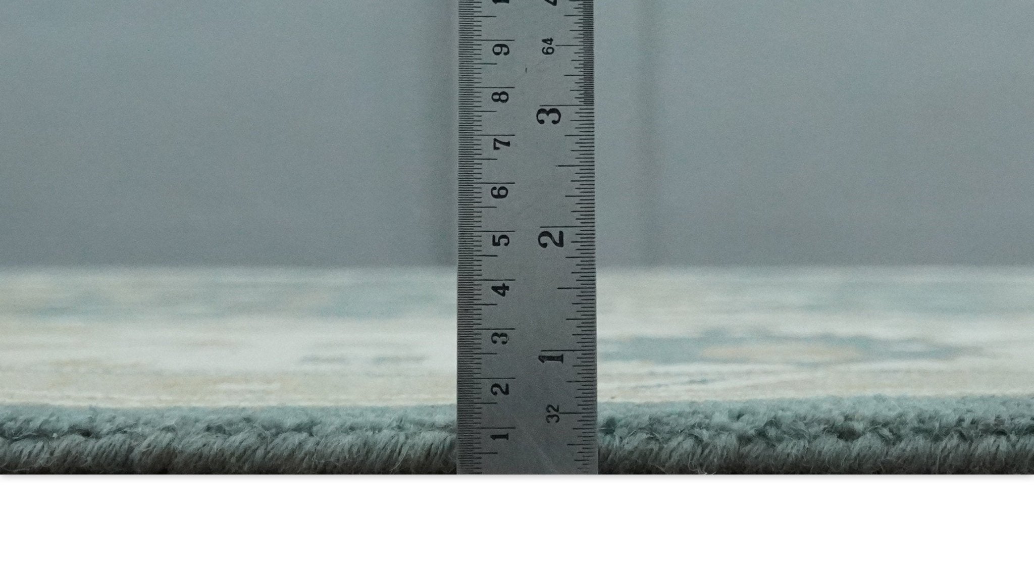 Custom Made Hand Knotted Dark Teal, Ivory and Beige Traditional Multi Size Oushak Wool Rug - The Rug Decor