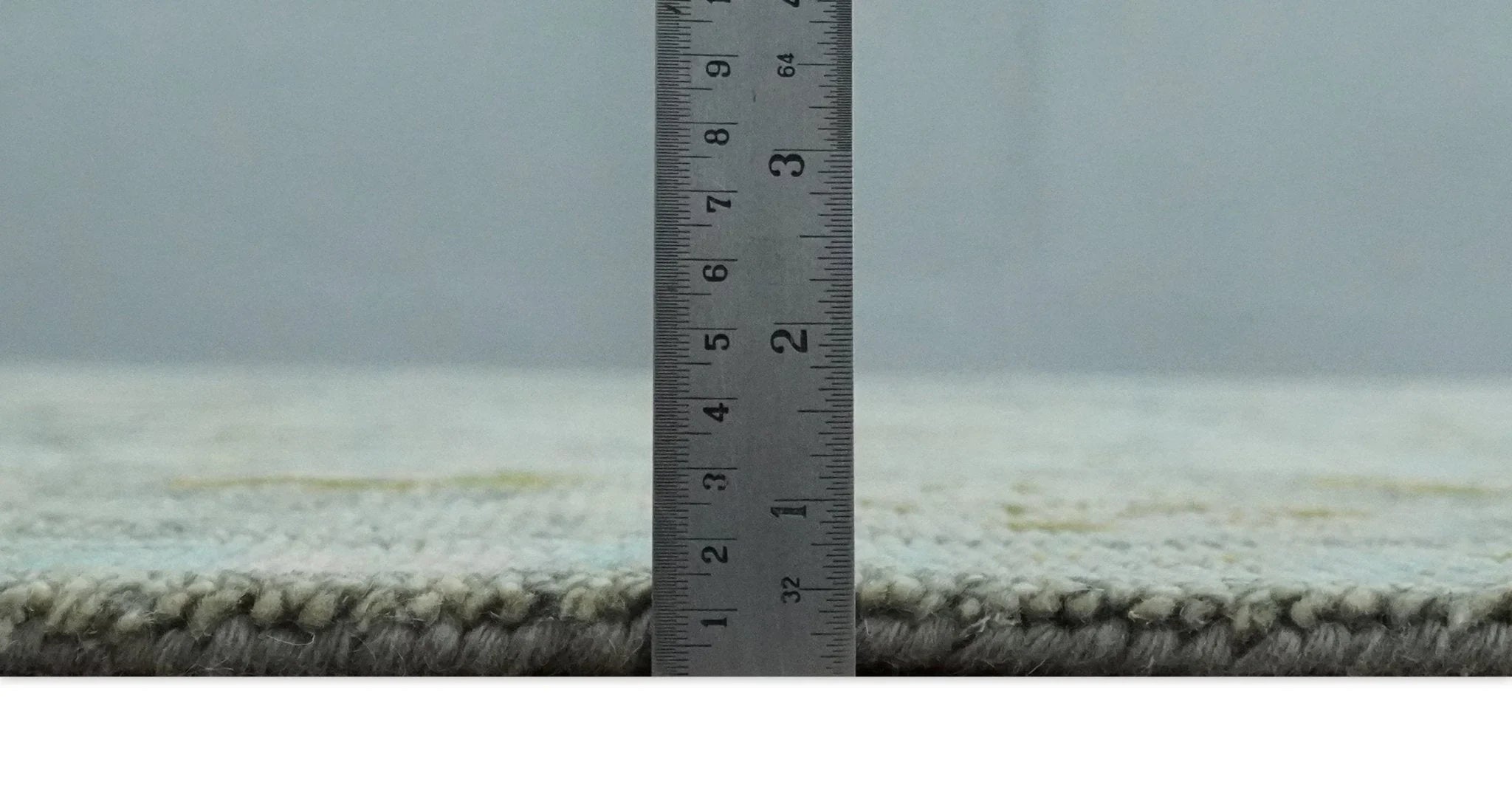 Custom Made Hand Knotted Moss Green Gray and Green Oriental Oushak Multi Size Traditional Wool Area Rug - The Rug Decor