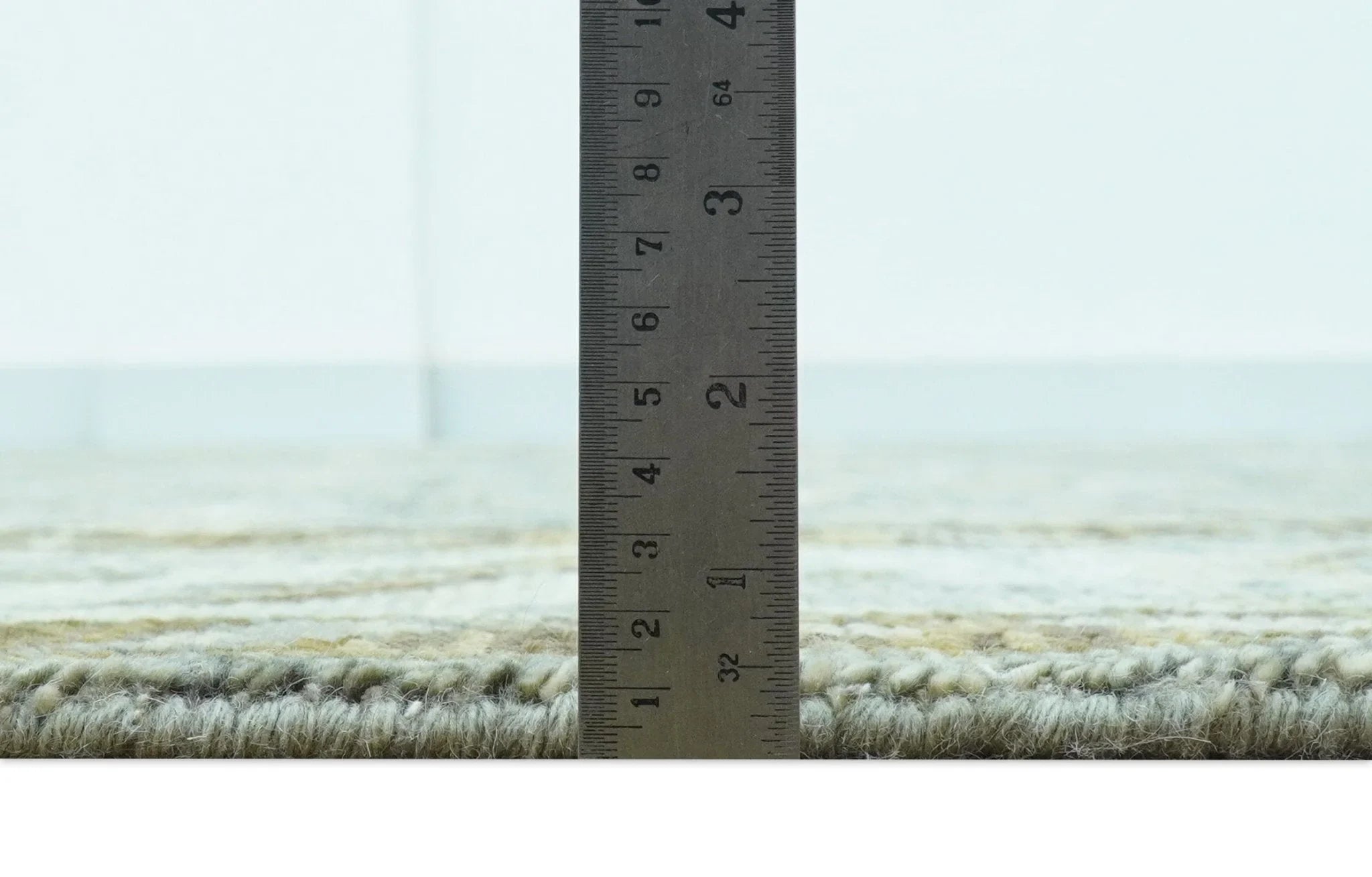 Custom Made Silver Traditional Heriz Design Hand Knotted wool area rug - The Rug Decor