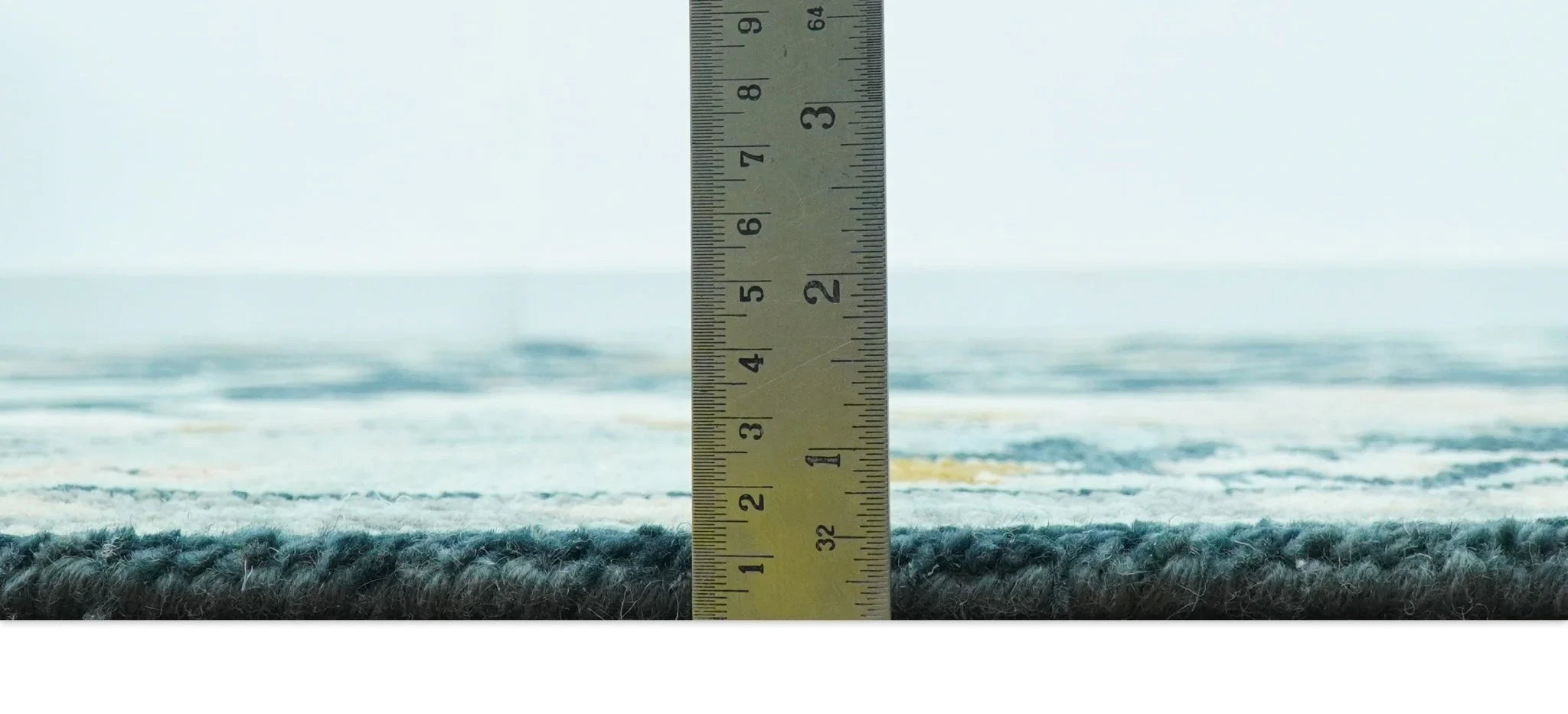 Custom Made Traditional Donegal Design Blue Hand Knotted wool area rug - The Rug Decor