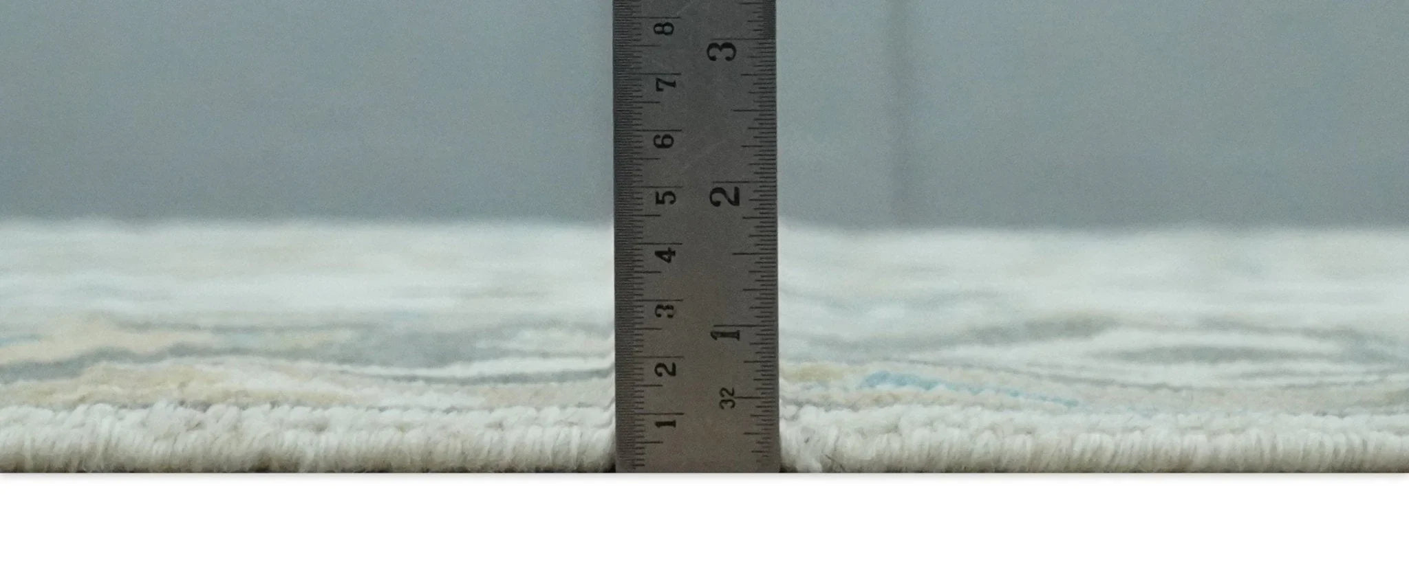 Custom Made Traditional Ivory and Charcoal Hand knotted Oushak Wool Area Rug - The Rug Decor