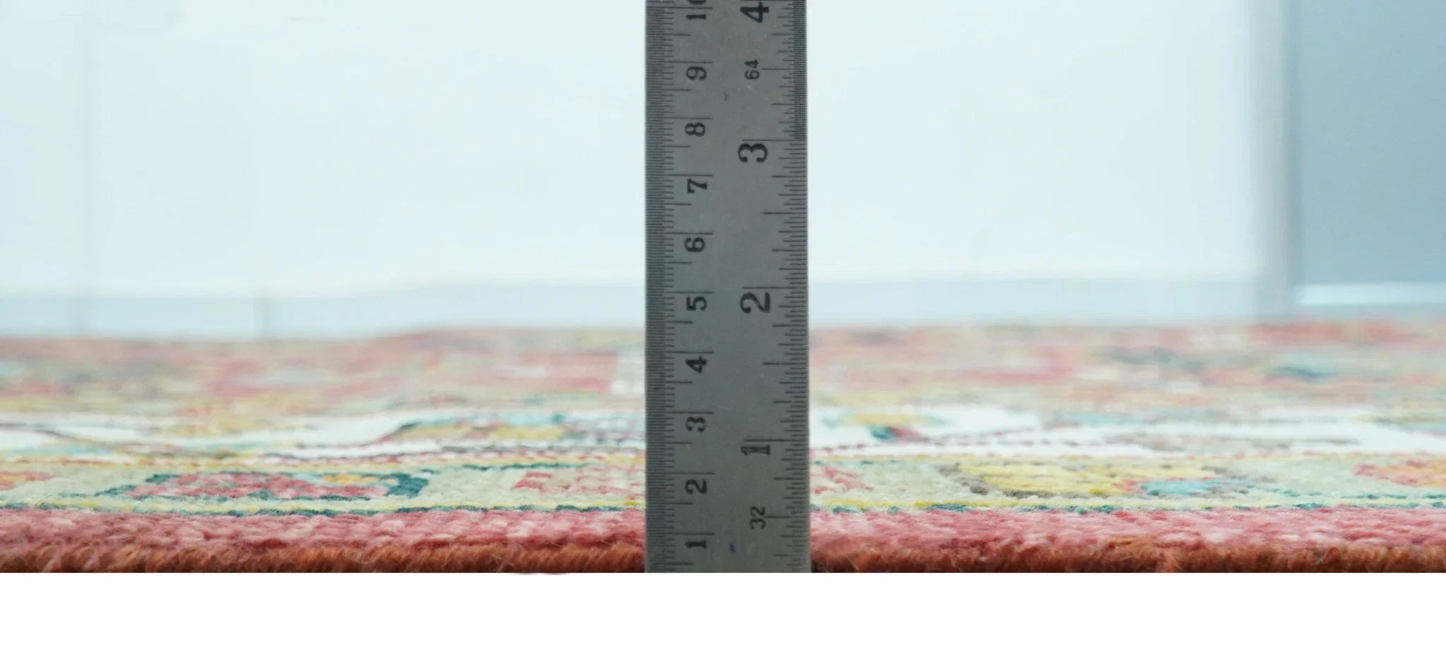 Custom Made Traditional Motifs Design Rust And Ivory Hand Knotted Wool Rug - The Rug Decor