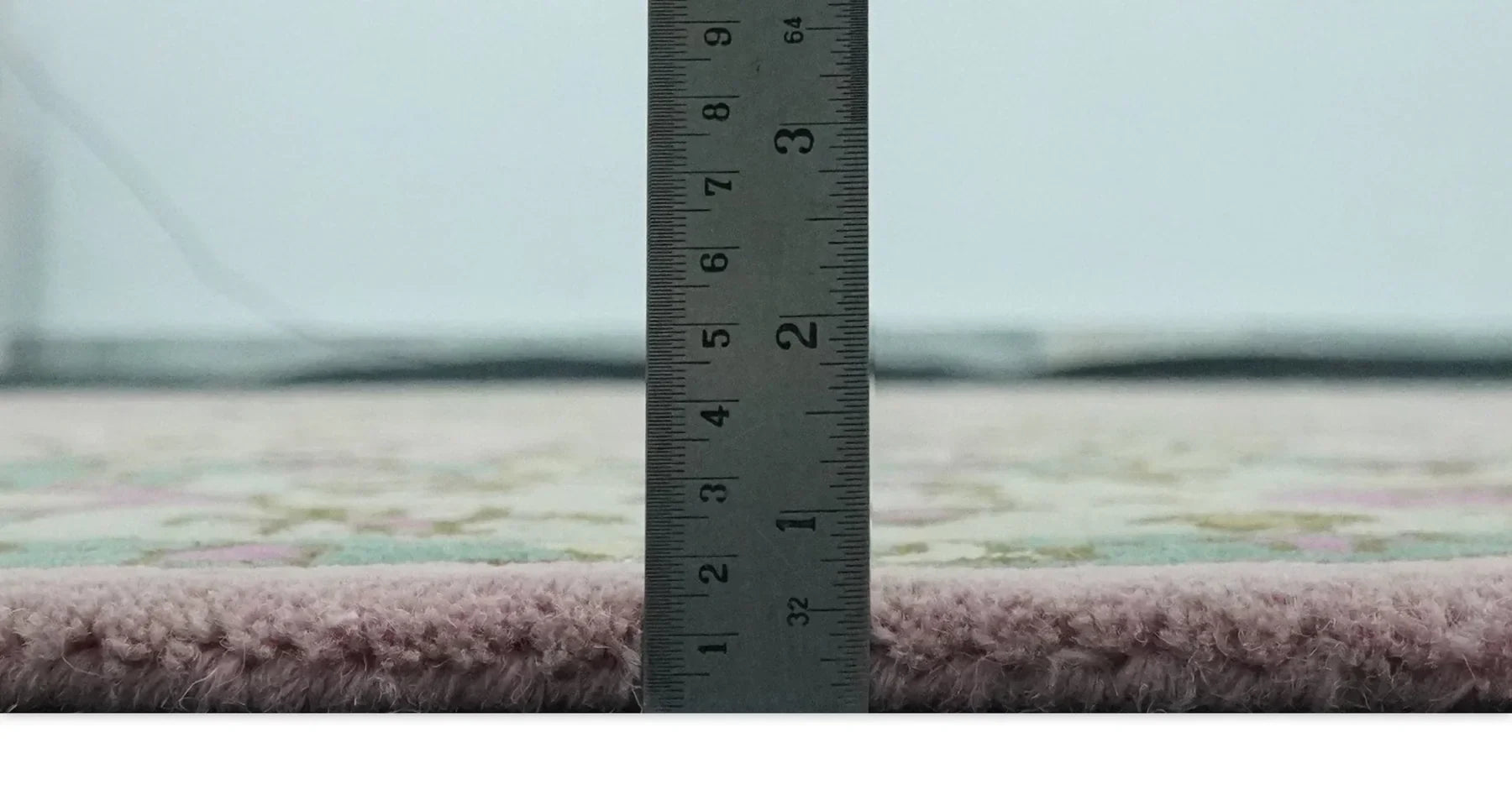 Custom Made Tree of life Traditional Floral Light Purple, Green, Olive, and Beige Hand Tufted wool Area Rug