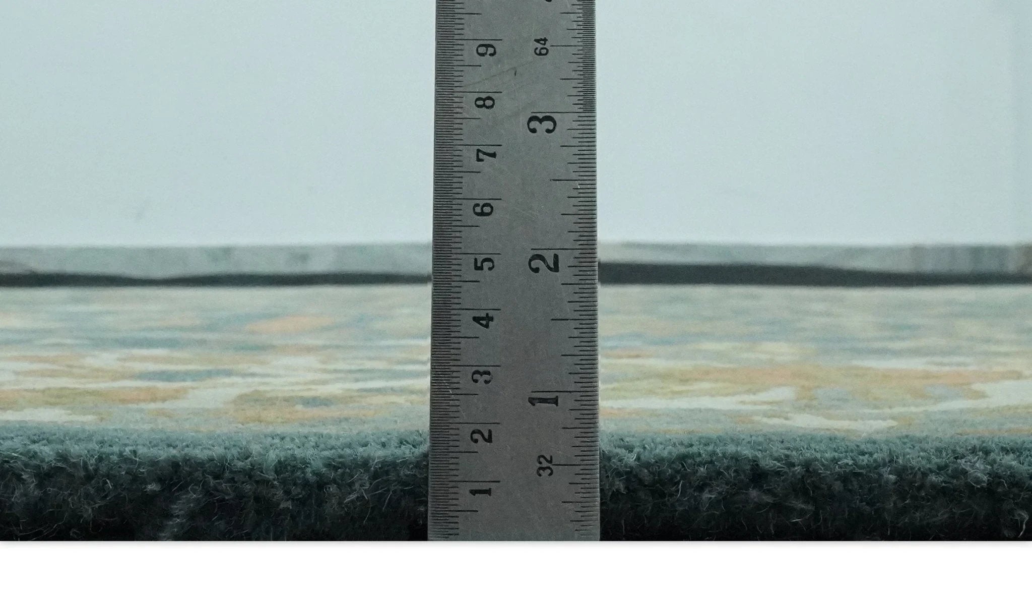 Custom Made Tree of life Traditional Teal, Silver, Green and Dark Peach wool Rug - The Rug Decor