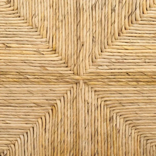 Elexa Banana Weaving Bench in Natural - The Mayfair Hall