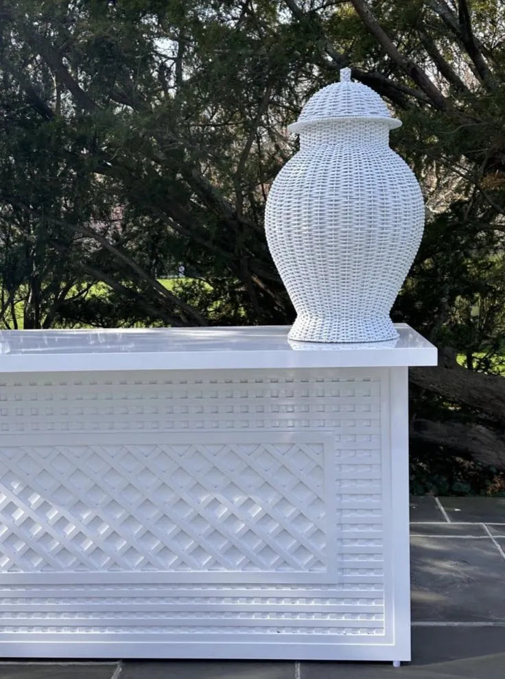Jumbo Wicker Jar