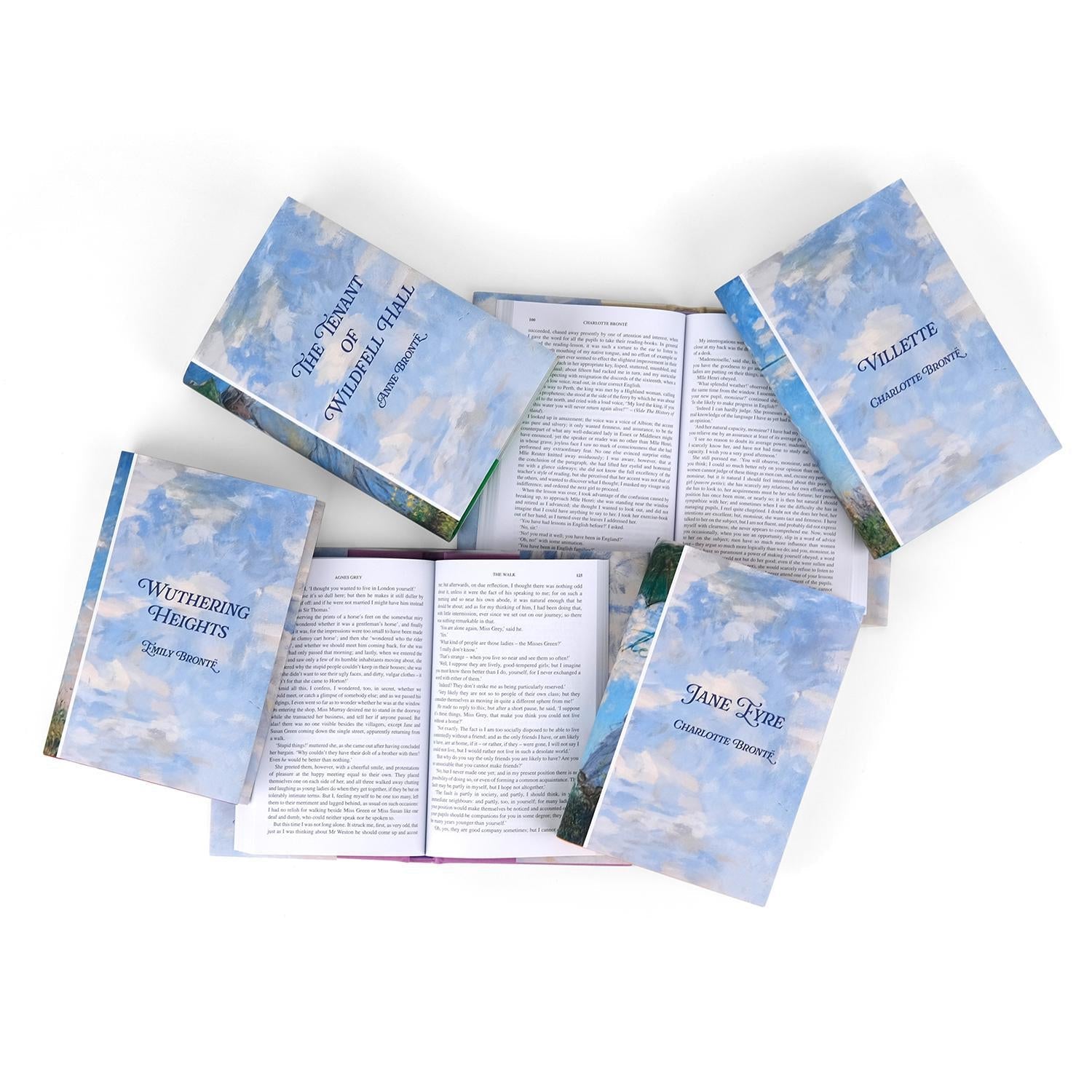 Brontë Sisters Monet Impressionist Painting Book Set