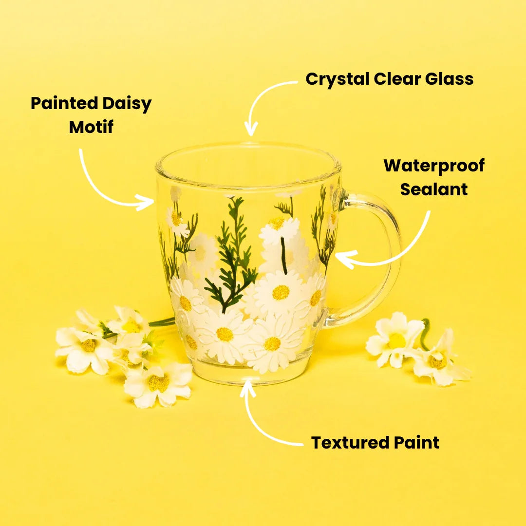 Painted Daisy Mugs - The Mayfair Hall
