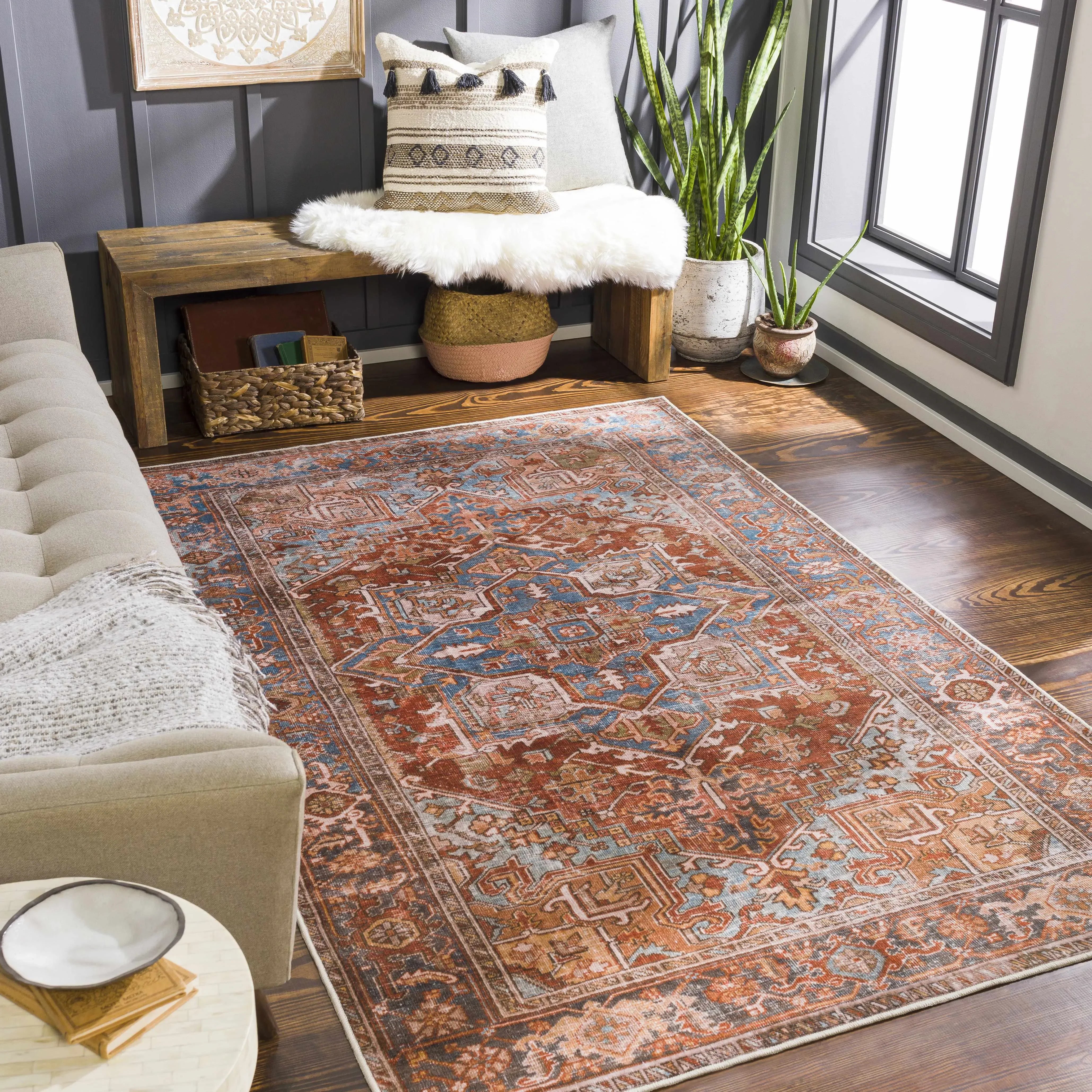 Darapidap Polyester Area Rug - The Mayfair Hall