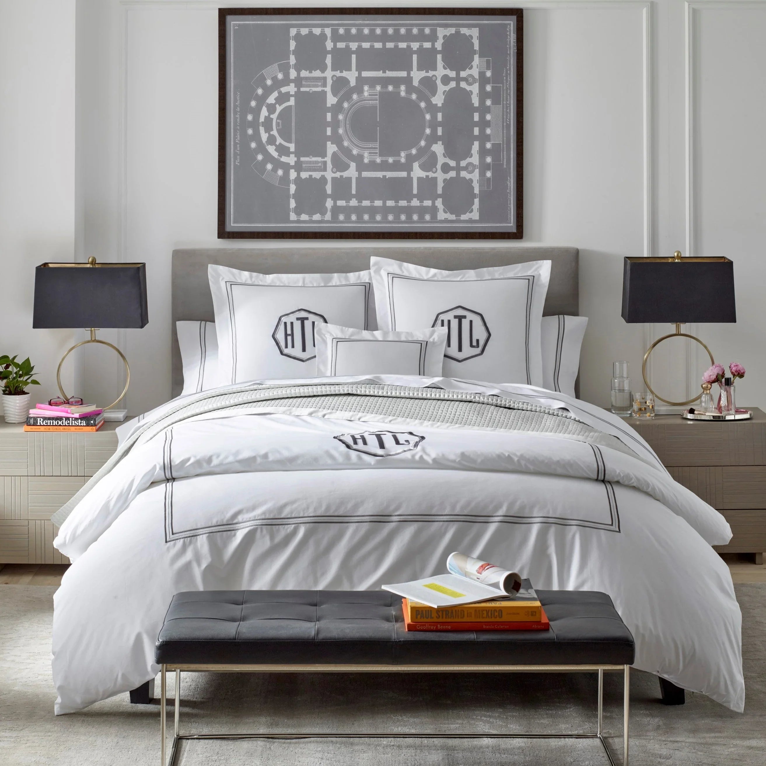 Delancey Pair of Pillowcases - The Mayfair Hall